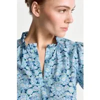 RICHROYAL Blusentop im Liberty-Blumendruck