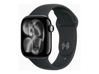 Apple Watch Series 11 (GPS) 42mm Aluminium diamantschwarz mit Sportarmband M/L schwarz | mequ4zr/a |