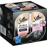 Sheba SHEBA® PERFECT PORTIONS™ mit Lachs MSC 6 x 37,5g, Nassfutter für: Katze