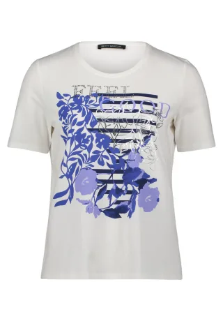 Betty Barclay - Basic Shirt mit Frontprint weiß - Gr. - 44