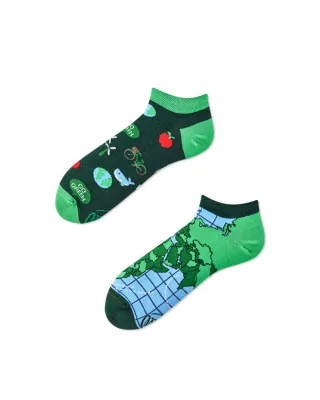 many mornings - Socken grün - Gr. - 39-42