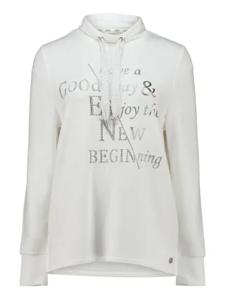 Zabaione - Sweatshirt Ri44ta offwhite - Gr. - L
