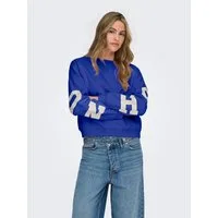 ONLY Sweatshirt ONLSWEAT L/S BACK/SLEEVE PRINT SWT NOOS Baumwollmischung, loose fit