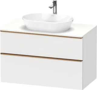 Duravit D-Neo Konsolenwaschtischunterbau wandhängend Weiß Matt 1000x550x664 mm - DE4968004180000 DE4968004180000