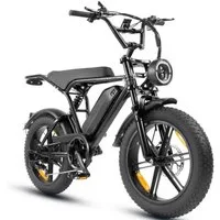 Vankel E-Bike Cityrad E6-2.0 Elektrofahrrad 20” x 4 Damen u. Herren Pedelec 720Wh Max.108KM, Kettenschaltung, Heckmotor, 720 Wh, Pedelec, Elektrofahrrad E-Mountainbike für Erwachsene, E-bikes