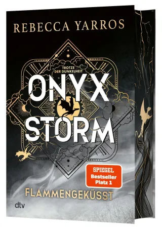 Onyx Storm ? Flammengeküsst: Roman | Deluxe-Ausgabe mit atemberaubendem Farbschnitt | Die heißersehnte Fortsetzung von ?Fourth Wing? und ?Iron Flame? (Flammengeküsst-Reihe Band 3)