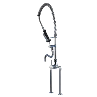 KWC Hebelmischer GASTRO Schwenkauslauf, AD153 A200 B270, Anschl,340mm, chromeline 121296