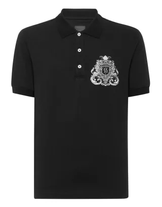 Polo Shirt Ss Crest Baroque