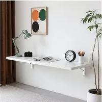 BlingBin Klapptisch Wandklapptisch 80x40cm klappbarer Esstisch, Schreibtisch Make-Up-Tisch (1er Set, 1-St., 80 x 40cm), Platzsparend Wandklapptisch für die Wand im Büro, Küche, Esszimmer
