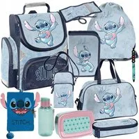 PASO Schulrucksack Mega Schulset XXL - Lilo & Stitch Disney (Schulset, 11-tlg), Schulranzen-Set Für Jungen & Mädchen Klasse 1–4