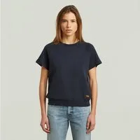 G-STAR T-Shirt Raglan Rundhalsform, mit angesetztem Bündchen