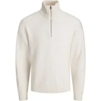 Jack & Jones Strickpullover JJESOHO OLLIE KNIT HALF ZIP mit Wolle