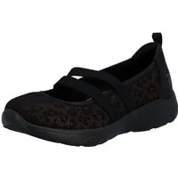 Rieker Ballerina Slipper, Schlupfschuh mit Stretchbänder