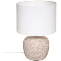 Atmosphera Créateur d'intérieur Tischleuchte Tischlampe mit Keramikfuß DAVIA, H. 40 cm, Leuchte mit Dekofunktion, ohne Leuchtmittel