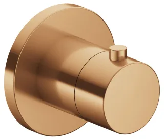 Keuco Thermostatarmatur IXMO 59553, rund, Bronze gebürstet, 59553030001 59553030001