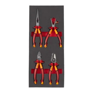 Milwaukee VDE Zangen Einlage, 4-teiliges Set - 4932493460