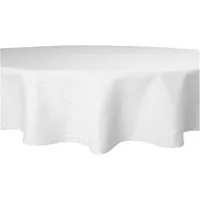 Haus und Deko Tischdecke Tischdecke rund 140 cm Ø beschichtet Leinenoptik wasserabweisend (1-tlg)