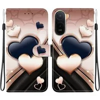 Wigento Handyhülle Klapphülle für Xiaomi Redmi A7 Pro Kunstleder Book Wallet Motiv 6,9 Zoll, Kartenfächer, Standfunktion