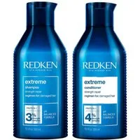 Redken Haarpflege-Set Redken Extreme Shampoo & Conditioner Set 300 ml – Repair Pflege, 2-tlg., Shampoo - Conditioner, reichhaltig