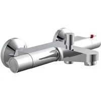 Schütte Wannenthermostat Vico Wannenarmatur Thermostat, Mischbatterie Badewanne, Wasserhahn Bad