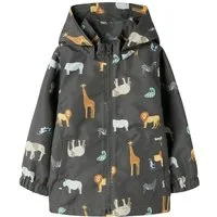 Name It Outdoorjacke NMMMAX JACKET LI AOP NOOS reflektierende Details, wasserabweisend