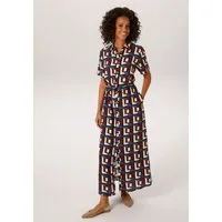 Aniston CASUAL Sommerkleid mit trendfarbenem, grafischen Druck