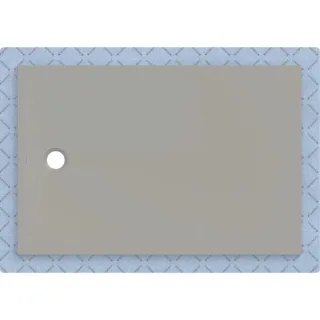 Geberit CleanFloor30 Duschfläche integriert, mit Dichtvlies, grau: 150x100cm,, 551024291 551024291