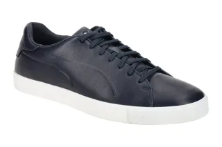 Puma 376982 03 FUSION CLASSIC Herren Sneakers navy blazer Echtleder Textil Fu...