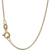 HOPLO Goldkette Goldkette Venezianerkette Halskette 0,6mm 36cm 585-14 Karat Gold, Made in Germany