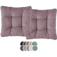 XDREAM Stuhlkissen Sitzkissen Set (2er & 4er) für Stühle und Bänke, robuste Polsterauflage für indoor und outdoor, 38x38x6 cm