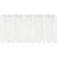 Gardinen Kranzusch Scheibengardine Kringel (1 St), Stangendurchzug, transparent, Stablöcher,transparent,verschiedene Höhen, Breiten
