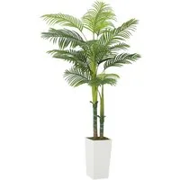 Kunstbaum Künstliche Palme, Kunstpflanzen, künstlicher Baum 150/180cm, GarveeMore, Höhe 150 cm