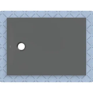 Geberit CleanFloor30 Duschfläche integriert, mit Dichtvlies, graphit: 110x80cm,, 551005DM1 551005DM1