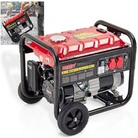 Hecht Stromerzeuger Notstromaggregat Benzin GG 3300W, 3,30 in kW, 7 PS - 5,2 kW - 15 Liter