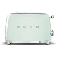 Smeg Toaster TSF01PGEU 2-Schlitz-Toaster Pastellgrün 50s Style kompakt