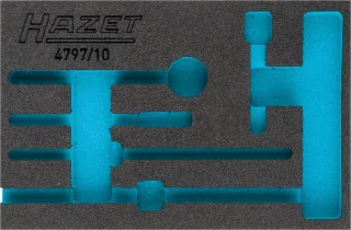 HAZET 2K-Weichschaum-Einlage leer - 163-326L