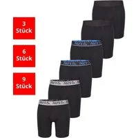 Phil & Co. Langer Boxer Long Boxer Briefs - langes Bein - Jersey - ohne störendes Etikett (6-St) Retroshorts Boxershorts Multipack Mehrpack Baumwolle Herren 6-Pack