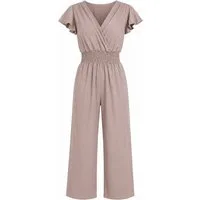 ITALY VIBES Jumpsuit - sommerlicher Overall für Damen mit Smokbund - luftiger Einteiler