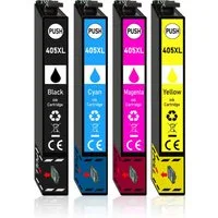 Druckerparadies 4er Pack Druckerpatronen 405 405XL kompatibel für Epson WF-4820 Tintenpatrone (4-tlg)