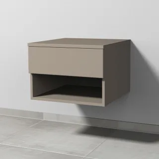 Sanipa Anbau-/Solitärschrank 2morrow (P2352) 340x500x520 Sandgrau-Matt, P235267 P235267