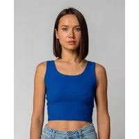 GORG Crop-Top Damen Geripptes Cropped Top aus Bio-Baumwolle & TENCEL Modal