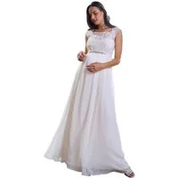 Seraphine Brautkleid Seraphine Umstands-Brautkleid mit Spitzenoberteil (1-tlg)