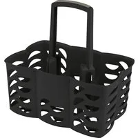 Gies Flaschenträger Flaschenträger für 6 Flaschen 30,5x21x31cm EcoRecycled schwarz (1-St)