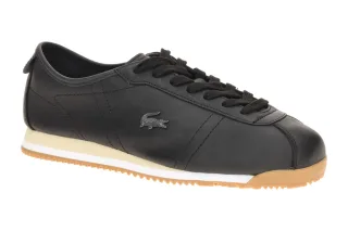 Lacoste 5151SMA0140_421 Club Low 1266 Herren Retro Sneakers Schwarz Gum
