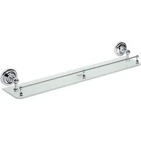 BRILLANTBAD® Duschablage BETRO CHROM Glasablage Messing Glas Chrom für Bad & Küche >> Bohren
