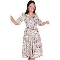 Berwin & Wolff Trachtenkleid Sommerkleid - JOELLE - creme/geblümt