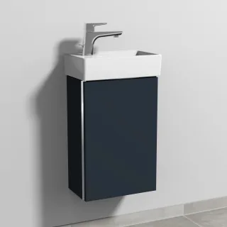 Sanipa 3way Waschtischunterbau zu Villeroy & Boch Avento Waschtisch mit 1 Tür, Marine-Matt BP6271R