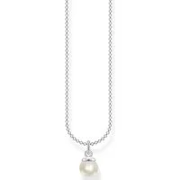 THOMAS SABO Kette mit Anhänger Perle, mit Süßwasserzuchtperle
