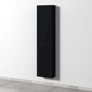 Sanipa 3way Hochschrank mit 1 Tür, Schwarz-Matt SF16408