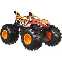 Mattel® Spielzeug-Monstertruck Mattel FYJ83, JDR02 - Hot Wheels Tiger Shark Oversized 1:24